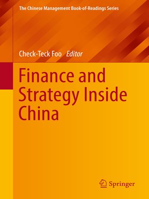 cover image of Finance and Strategy Inside China